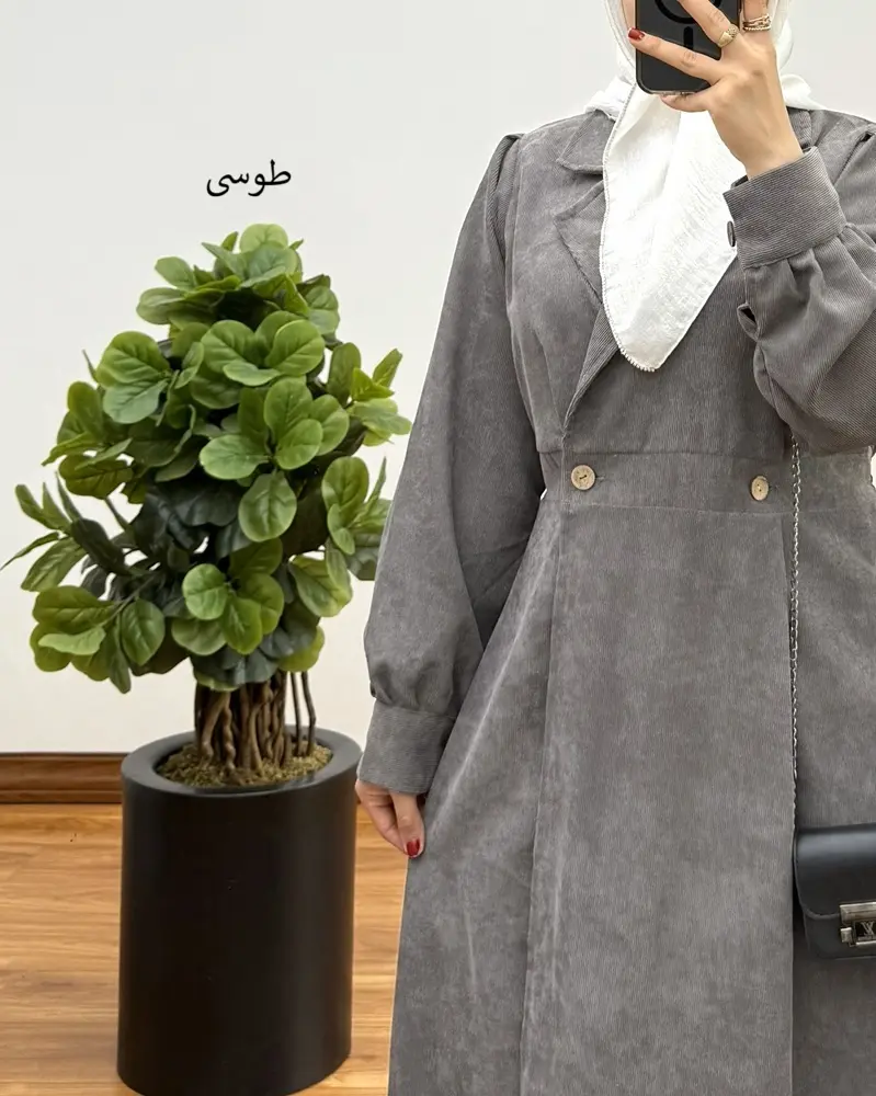 مانتو کبریتی بلند غزال